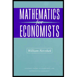 Mathematics for Economists