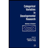 Categorical Variables in Developmental Research  Methods of Analysis