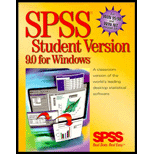 SPSS 9.0 for Windows, Student Version   CD (Software)