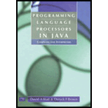 Programming Language Processors in Java