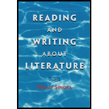 Reading and Writing About Literature