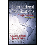 International Organizations  Principles and Issues