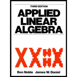 Applied Linear Algebra