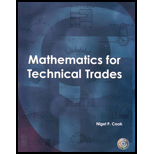 Mathematics for Technical Trades / With CD ROM