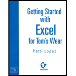 Getting Started With Excel for Toms Wear