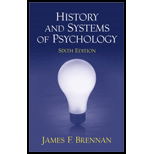 History and Systems of Psychology