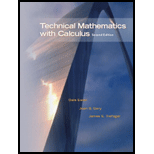 Technical Mathematics With Calculus, Volume 1 and Volume 2