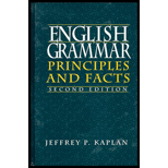 English Grammar  Principles and Facts