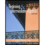 Beginning and Intermediate Algebra   Package