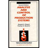 Analysis and Control of Production Systems