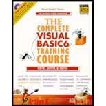 Complete VisualBasic 6 Training Course   With CD ROM