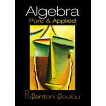 Algebra  Pure and Applied