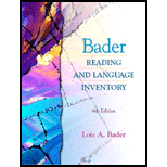 Bader Reading and Language Inventory   Text Only