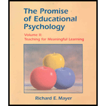 Promise of Educational Psychology, Volume 2  Teaching for Meaningful Learning