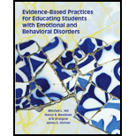 Evidence Based Practices for Educating Students with Emotional and Behavioral Disorders