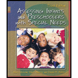 Assessing Infants and Preschoolers with Special Needs