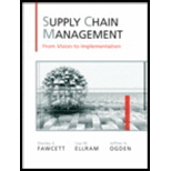 Supply Chain Management  From Vision to Implementation