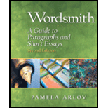 wordsmith a guide to paragraphs and short essays