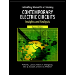 Contemporary Electric Circuits Laboratory Manual