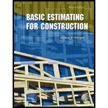 Basic Estimating For Construction   With Plans and CD