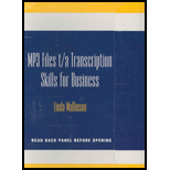 Transcription Skills for Business  CD (Software)