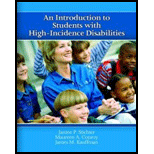 Introduction to Students with High Incidence Disabilities