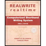 Realwrite / Realtime Computerized Shorthand Writing   Drillbook