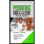 Prentice Hall Pediatric Drug Guide  With Nursing Implications