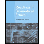 Readings in Biomedical Ethics  Canadian Focus