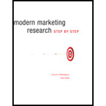 Modern Marketing Research  Step by Step (Canadian)