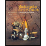 Mathematics for the Trades   With CD (Canadian)