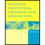 Teaching Exceptional Children and Adolescents