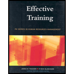 Effective Training