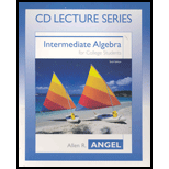 Intermediate Algebra for College Students - Lecture Videos 4 CD's - Allen Angel