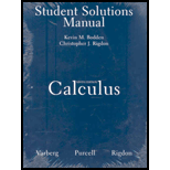 Calculus Student Solutions Manual 9th Edition 9780131469662 Textbooks 