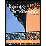 Beginning and Intermediate Algebra  Package