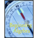 Beginning Algebra   With CD Package