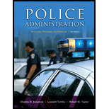 Police Administration Structures, Processes, and Behavior