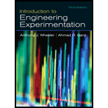 Introduction to Engineering Experimentation