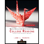 Basic Skill and Strategies for College Reading Text Only