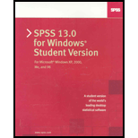 SPSS 13.0 for Windows, Student Version (New Only)