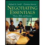 Negotiating Essentials  Theory, Skills, and Practices