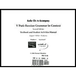 Russian Grammar in Context   CD (Software)