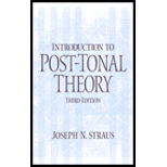 Introduction to Post Tonal Theory