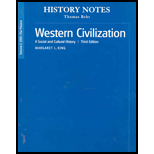 Western Civilization, Volume 2   History Notes   To Accompany Western Civilization  A Social and Cultural History, Volume 2