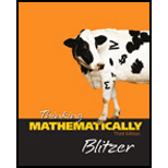 Thinking Mathematically   With Workbook