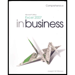 Microsoft Excel 2007 in Business, Comprehensive   Text Only