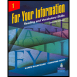 For Your Information  Introductory Level