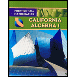 Algebra 1   California Edition