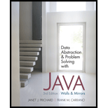 Data Abstraction and Problem Solving With Java by Janet Prichard and Frank Carrano - ISBN 9780132122306